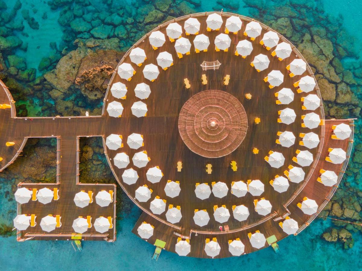 Salamis Bay Conti Hotel Resort&SPA&Casino Famagusta  Esterno foto Aerial view of the floating bar